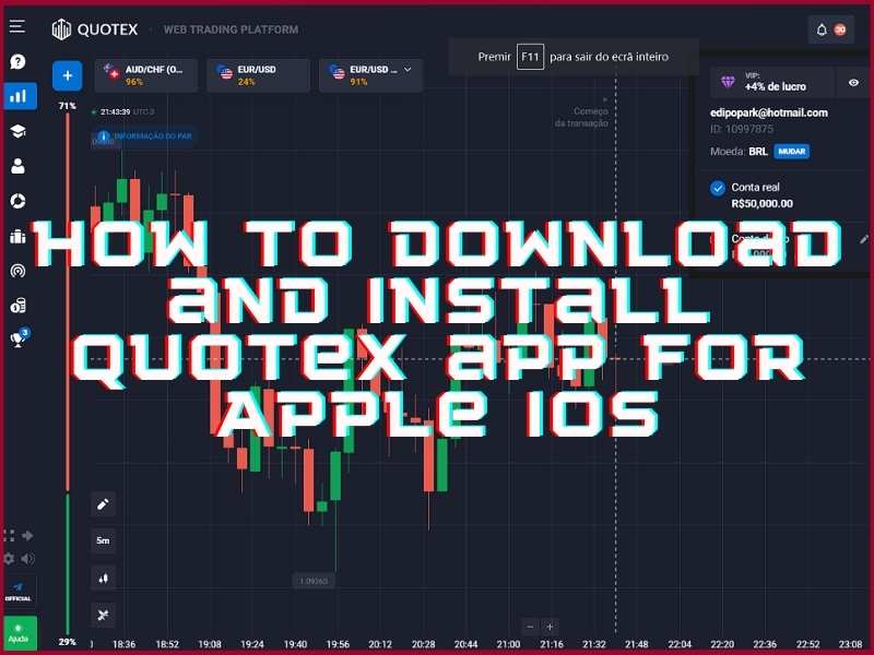 Downloading and installing the Quotex app on iPhone and iPad from the App Store