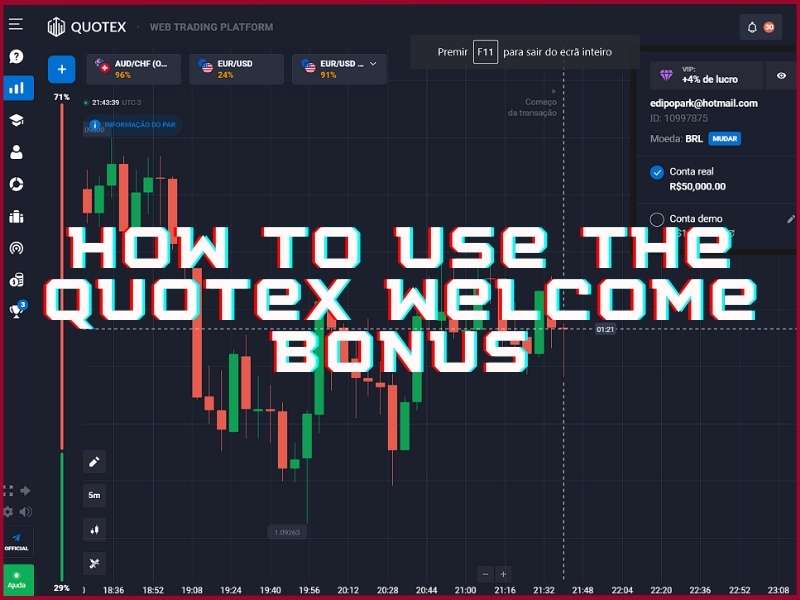 Step-by-step guide to activating and using the Quotex welcome bonus code