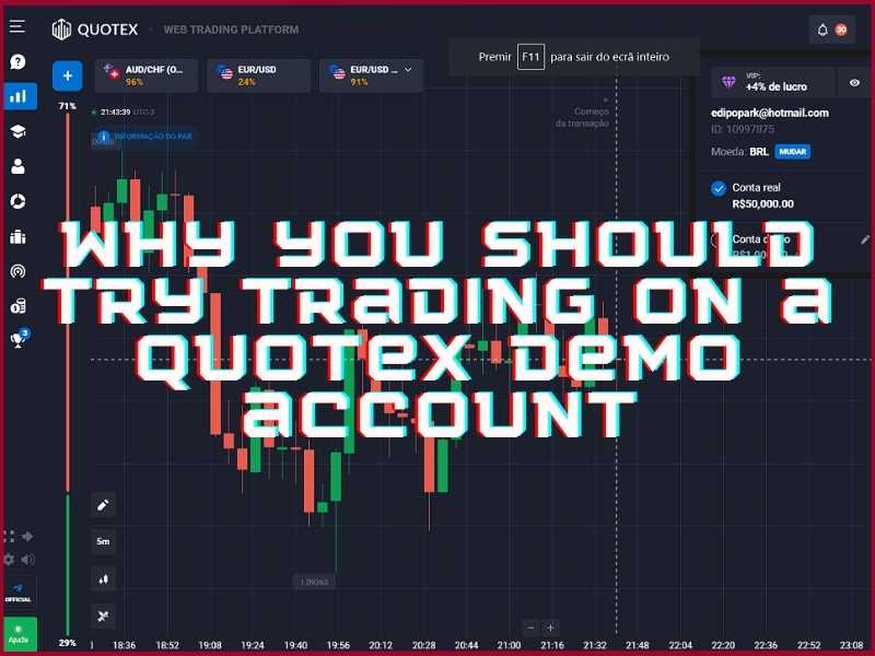 Reasons to use the Quotex demo account before trading with real money