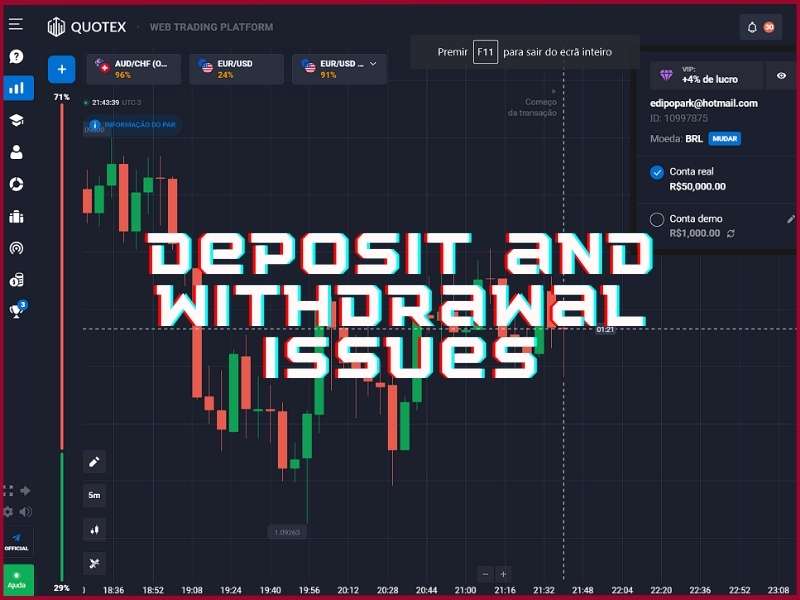 How to resolve common deposit and withdrawal problems on Quotex