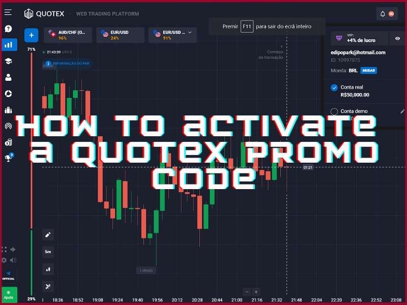 Step-by-step guide to entering and activating a Quotex promo code