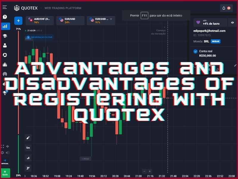 Advantages and disadvantages of creating a Quotex trading account