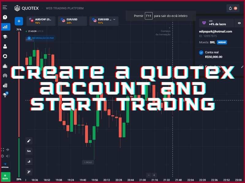 What to do after creating your Quotex account - first steps to start trading